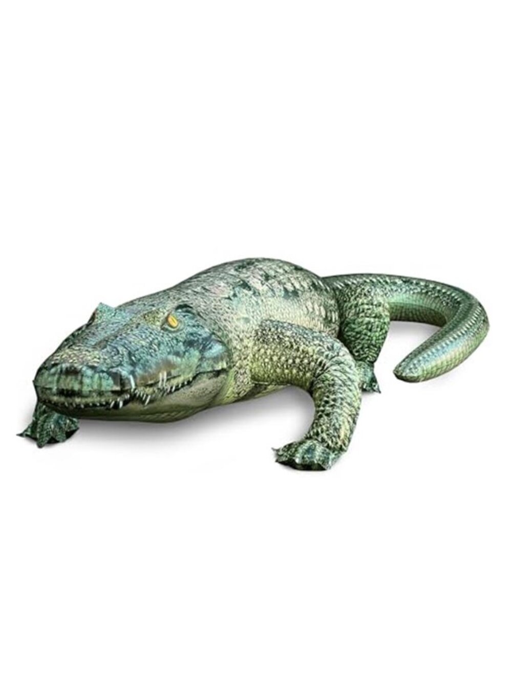 Inflatable Alligator Pool Float Giant Gator Pool Toy Safari Pool Party Decor